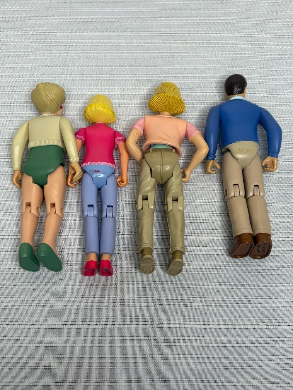 Vintage Fisher Price Loving Family 4 Figures